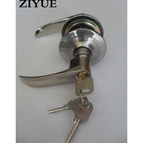 Free Shipping Stainless Steel Handle Door Lock / Cylindrical Handle Lock