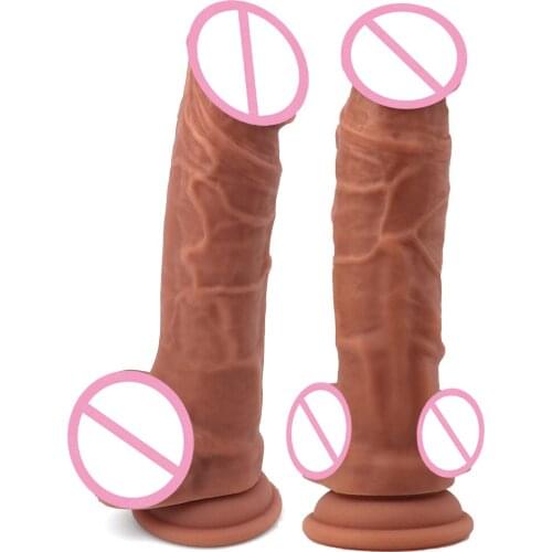 Strap on Dildo Skin feeling Realistic Dildo soft material Huge Big Penis With Suction Cup Sex Toys for Woman Female Masturbation