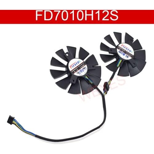 FD7010H12S DC12V 0.35AMP 7 Lines 2pcs/set for ASUS MSI Radeon Sapphire 6930 7850 GTX 550 750 770 Ti HD 7870 Video Card Cooling