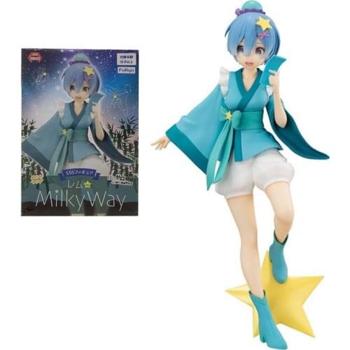 Furyu Re:life In A Different World From Zero Rem In Milky Way Pvc Assembly Model Western Animiation Action Figure Kids Toys