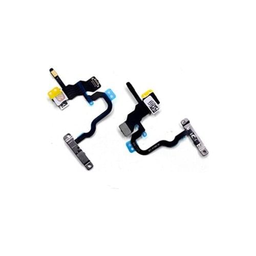 10pcs/lot Power Volume Flex Cable for iPhone 8 Plus 8G 8P 8+ X Light Flash On Off Switch control Metal Bracket Parts