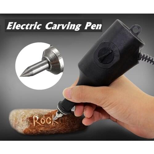 HOT-220V Us Plug Electric Engraver Engraving Carving Pen Plotter Machine Chisel Tips On Metal Wood Glass Plastic Ceramics Ston