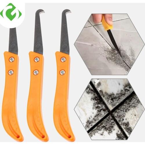 Tile Gap Repair Tool Hook Knife Professional Cleaning and Removal of Old Grout Hand Tools Tungsten Steel Joint Notcher Collator