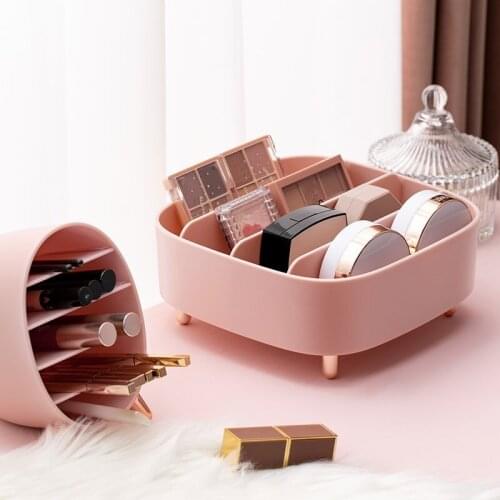 Cosmetic Storage Box Makeup Organizer Large Capacity Jewelry Nail Polish/Lipstick/Powder Cake/Eyeshadow Make Up Organizer Shelf