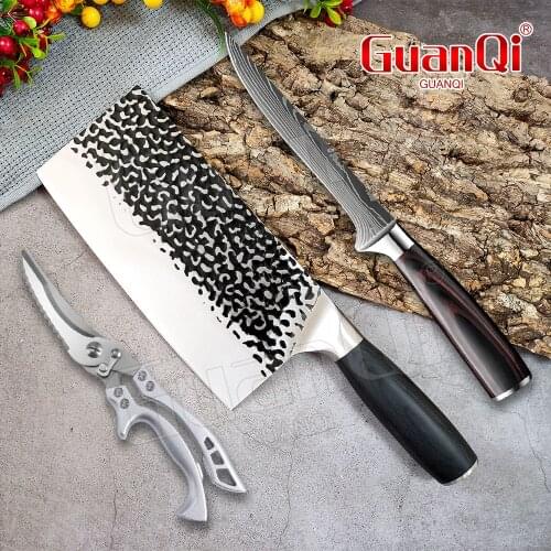 Sharp Blade Kitchen Chef Knives Multifunction Kitchen Chopping Knives Stainless Steel Kitchen Boning Knife Butcher Cleaver Knife