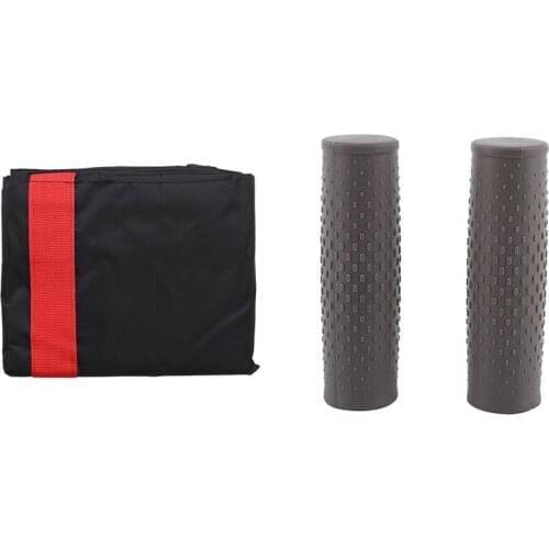 HOT Electric Scooter Handle Sleeve Rubber Handle Sleeve Hand Grip Kit with Carrying Bag for Xiaomi M365 Backpack Bag
