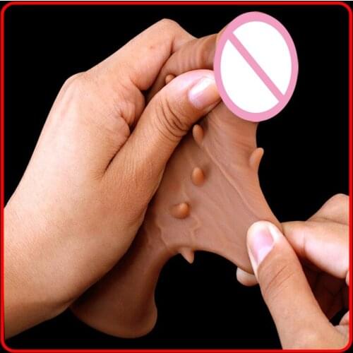 Soft Silicone Condoms With Spikes Reusable Condom Penis Extender Male Cock Delay Ejaculation Clit Women Vaginal Clit Stimulator