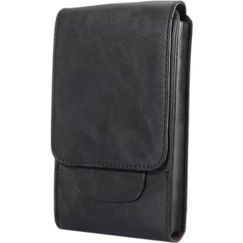 6.5" Crazy Horse Pattern 3 Layers Casual Hanging Pocket Mens Belt Waist Case With Loops For iPhone 11 pro max/XS MAX/8 7 6 Plus