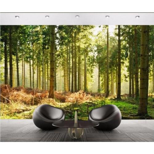 3d room wallpaper custom mural Nature Forest tree background wall Living room photo wallpaper for walls 3 d wall murals