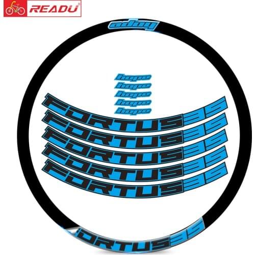 READU hope FORTUS35 mountain wheel rim stickers MTB bicycle rims decals wheelset stickers bicycle decals blike accessories