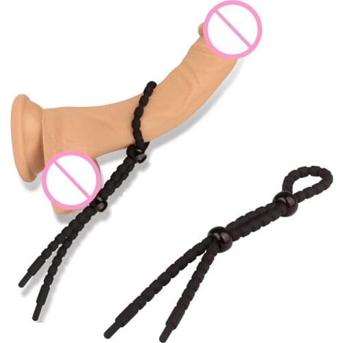 Adjustable Cock Double Ring Delay Time Ejaculation Lock Sex Penis Adult Toy Penis Ring Lasting Firmer Sex Toys Erotic Products