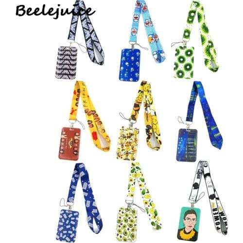 ID Badge Holder Cover Lanyard for Keys Phone Cool Neck Strap Lanyard for Camera Whistle ID Badge Cute webbings ribbons Gifts