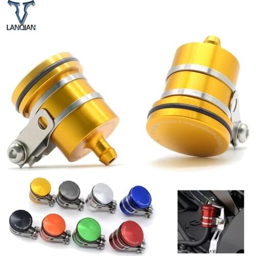 Motorcycle Rear Brake Fluid Reservoir Clutch Tank Oil Fluid Cup Cover For AFRICA TWIN CRF1000L KYMCO CF MOTO SUZUKI RM 125