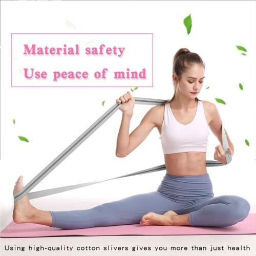 Pink Black Gray Fitness Training Yoga Exercise Stretching Band Resistance Band Suit 3 Different Resistance Bands + Storage Bag
