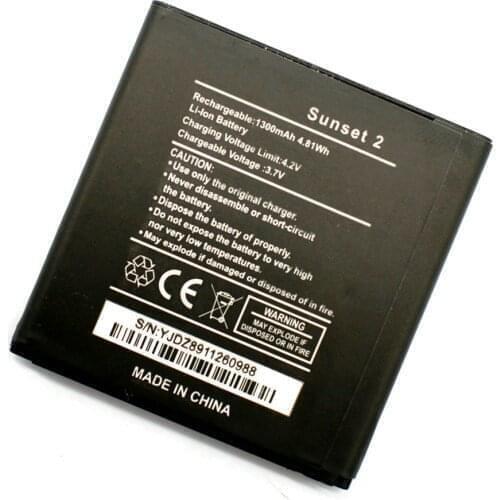 20pcs/lot 1300mAh High Quality Replacement Li-polymer Battery for Wiko sunset 2 Batterie Batterij Bateria