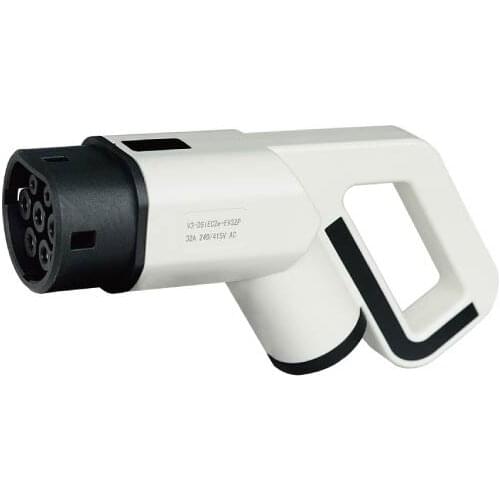 Type 2 63a ac ev charger pile 44kw EV charging station 63A AC Charging Connector with 5 meter cable