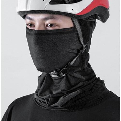Cycling Equipment Summer Comfortable Ice-silk Cycling Sports Face Cover Sweat Absorb Quick-drying Riding Face Cover for Hiking