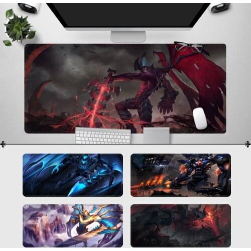 High Quality League of Legends Aatrox Gaming Mouse Pad Gamer Keyboard Maus Pad Desk Mouse Mat Game Accessories For Overwatch