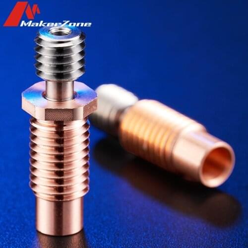 3D Printer NF V6-Zone Heat Break Copper & Aerospace Materials Throat For 1.75mm Nozzle E3D V6 HOTEND Heater Block