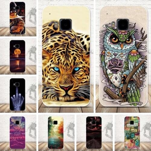 For HTC One Hima M9 Case 5.0 inch Soft Silicone TPU Back Cover for HTC M9 Phone Protective Case For HTC One M9 HTC One M9 Cover