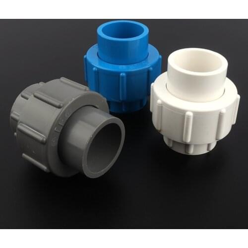 10pcs/lot Inner Dia.32mm PVC Union Connectors Garden Irrigation Water Tube Fittings Pipe Quick Joint Aquarium Tank Adapter Tools