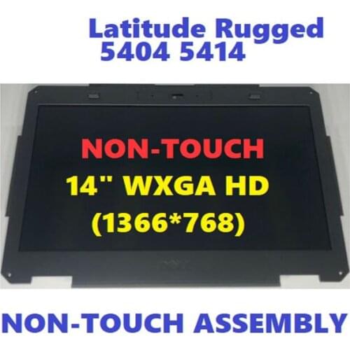 14.0" WXGA HD Non Touch Screen Assembly For Dell Latitude Rugged 5404 5414