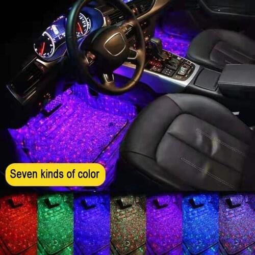 Dash Floor Foot Decorative Light Car Interior Foot Light Auto LED Strip Atmosphere Decorative Lamp NEW Music Voice Control