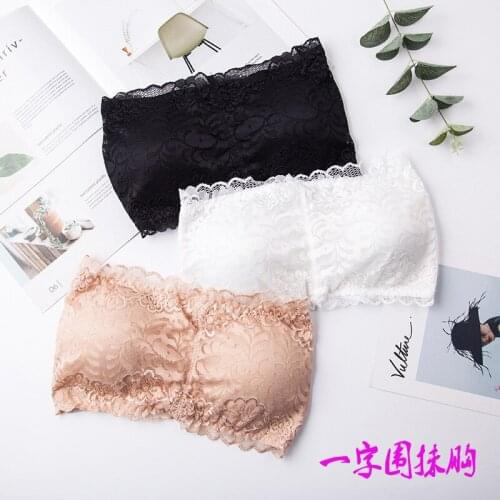 3D Sexy Lingerie Seamless Sport Bra Strapless Top Bra Push Up Bralette Brassiere Women Underwear Lace wrap chest back one line