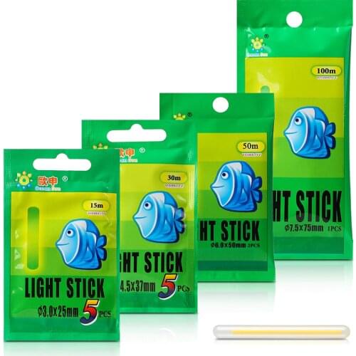 5/10pcs/lot Fishing Fluorescent Luminous Lightstick Light Night Float Rod Lights Dark Glow Stick Fishing Accessories 4.5*37mm