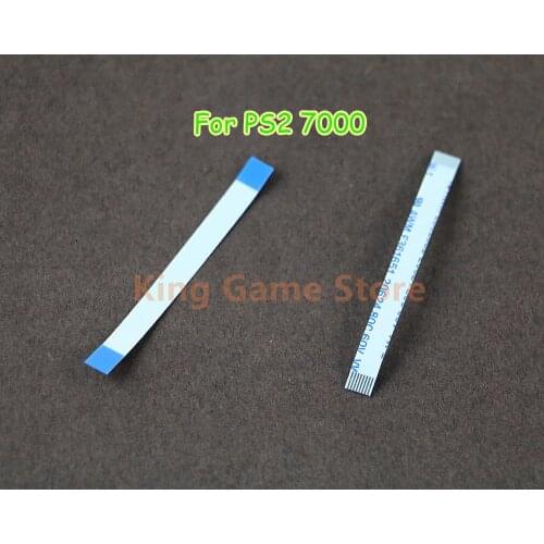 50pcs/lot Power Reset Switch Ribbon flex Cable for PS2 70000 7000X 7W Controller On Off Cable Repair Part