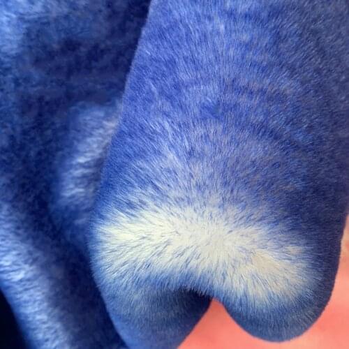 8Colours 1500g Rex Rabbit Faux Fur grass dyed pointed plush fabric DIY clothing scarf earmuff carpet decorative fabric 0.5X1.8M