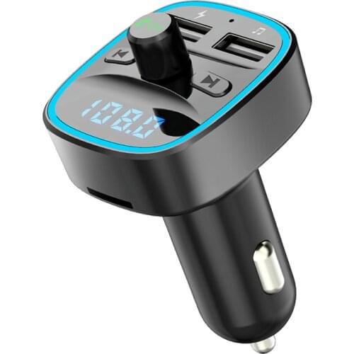 Bluetooth 5.0 FM Transmitter Auto MP3 Player USB Stick KFZ SD Freisprechanlage