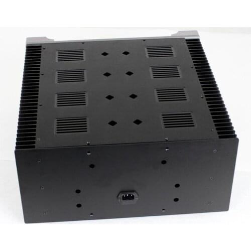 CJ-162 Full aluminum class A post amplifier chassis luxury DIY box hifi Case 410*430*200mm
