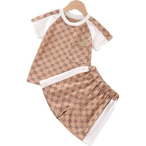 Kids Infant Clothing Summer Baby Girls Fashion Clothes Children Boys Cartoon T Shirt Shorts 2Pcs/sets Toddler Casual Sportswear