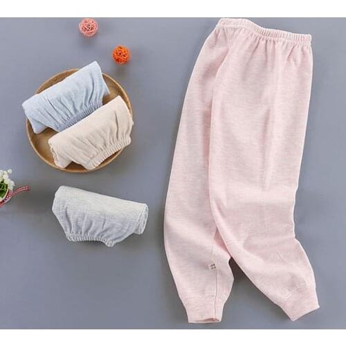 Spring Summer Autumn Childrens Clothing Pants Kids Clothes Girls Boy Trousers Cartoon Home Pants Pajama Soft Warmed Winter Baby