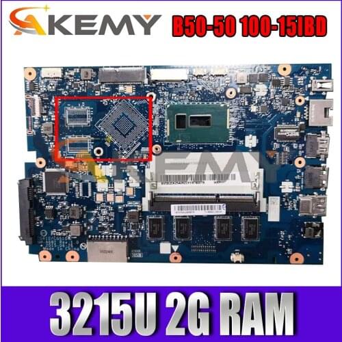 Akemy CG410/CG510 NM-A681 Is Suitable For Lenovo B50-50 100-15IBD Laptop Motherboard CPU 3215U 2G RAM 100% Test
