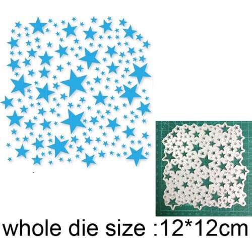 Customized dies Star Background Frame Metal Cutting Dies Stencil For Scrapbooking dies Diy Card Making Decoration Embossing Dies