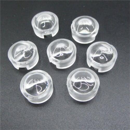 13mm mini IR Lens15 30 45 60 90 100 Degree Needn't Holder For 1-3W large Power LED Diode Convex Reflector Collimator