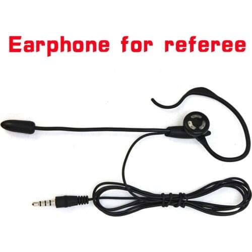 Vnetphone Football Soccer Referee Headset Monaural Headset Earhook Earphone for V6 V4 V5 Intercom Football Referee Arbitration