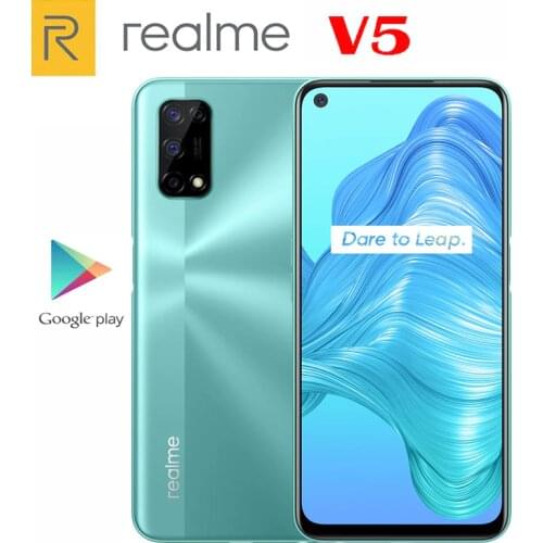 Original Official New Realme V5 5G Smartphone MTK720 6.5inch 2400x1080P 90Hz 5000Mah 48.0MP Camera 30W Fast Charge Android 10 OS