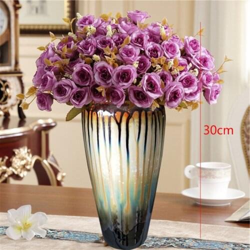 Jingdezheng Antique Porcelain Vase Vintage Glaze vase decoration pastel for dried flower home decoration No flower
