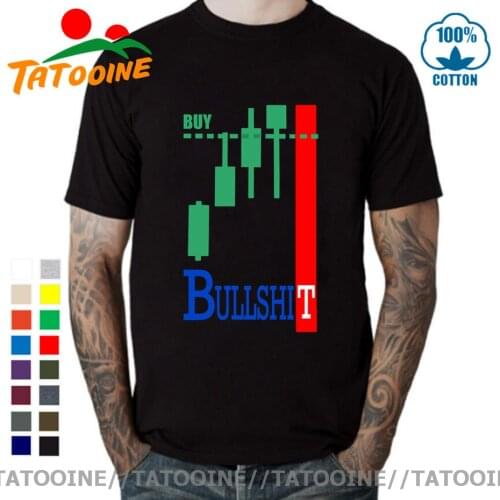 Tatooine Stylish Fashion Geek Day Trade Investment Forex Stock Market T Shirt men Novelty Candlestick Chart Pure Cotton T-shirts
