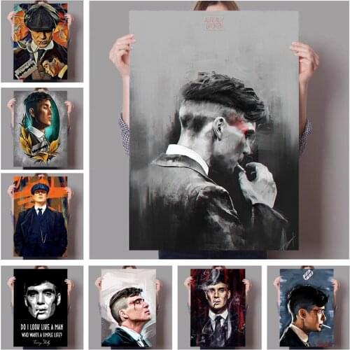 British High Score Crime Drama Peaky Blinders Poster Hight Quality Canvas Painting Home Decor Wall Art Duvar Tablolar