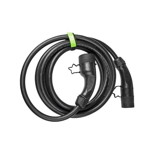 Mennekes type 2 female to type 2 male plug Mode 3 EV charging cable 22KW EV extension cables 5 meters