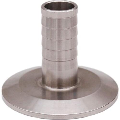 2" Tri Clamp x 3/4"(19mm)Hose Barb 64mm OD Sanitary 304 Stainless Steel Homebrew Beer & Craft Hardware