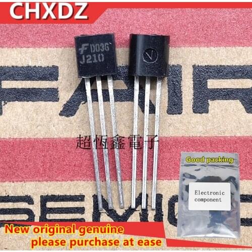 10pcs New and Orginal J210 2SJ210 TO-92 LOW NOISE N-CHANNEL J-FET GENERAL PURPOSE AMPLIFIER