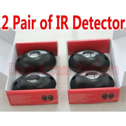 2 Pair of IR Detector Single Door Beam Sensor, Security door sensor access control door Infrared sensor access control sensors
