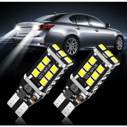 2x Canbus T15 W16W LED Bulb Car Backup Lights for Nissan Qashqai Pulsar March 370Z Micra Juke Note Tiida Wingroad NV200