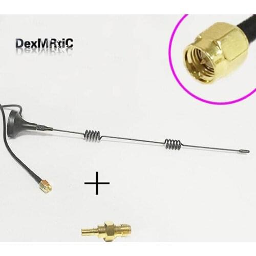 3G Antenna 5dBi 800-2170 MHZ magnetic base 3M extension cable SMA male +SMA Female to CRC9 Male RF Coax Adapter