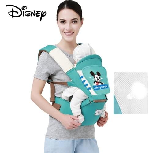Disney 0-36 Months Breathable Front Facing Baby Carrier 4 in 1 Infant Comfortable Sling Backpack Pouch Wrap Baby Carriers